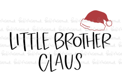 Little Brother Claus - Christmas SVG File
