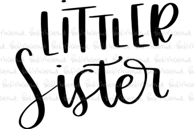 Littler Sister - Family SVG File