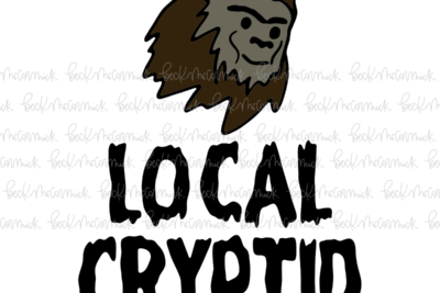 Local Cryptid With Bigfoot - Halloween SVG File