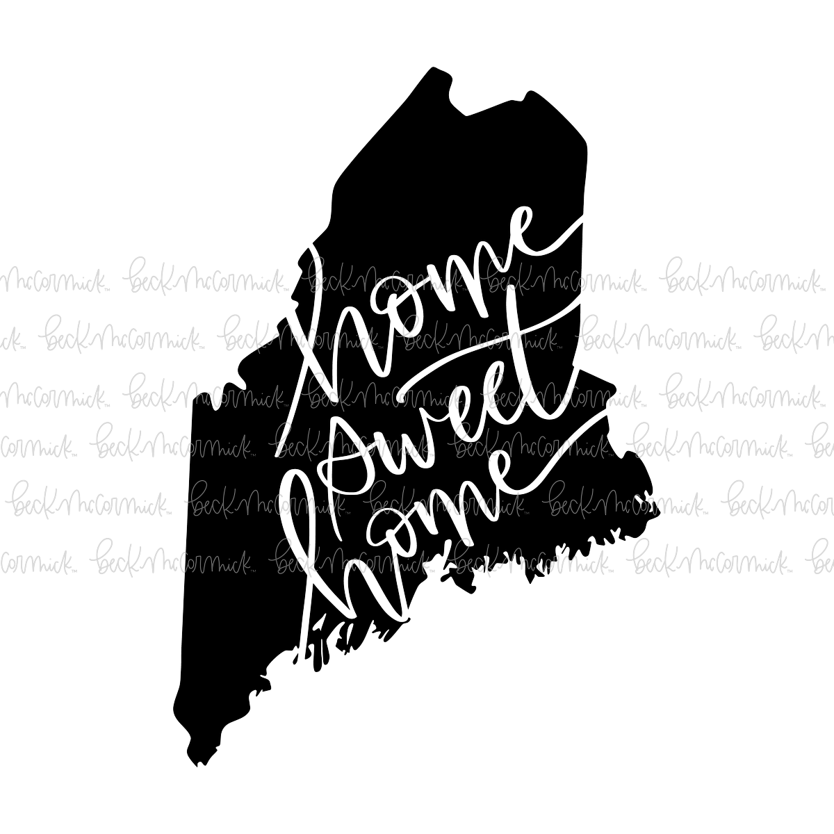 Maine Hsh - US State SVG