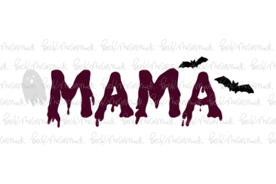 Mama Ghost Bats - Halloween SVG File