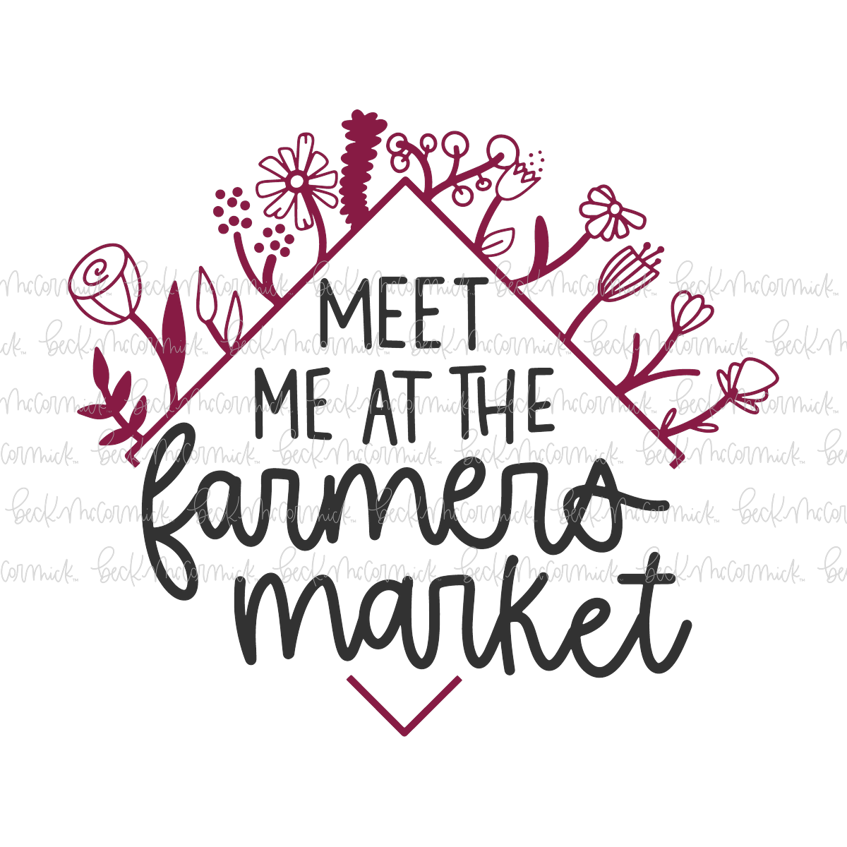 Meet Me At The Farmers Market - Farm and Homestead SVG File