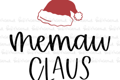 Memaw Claus - Christmas SVG File