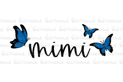 Mimi Butterflies - Family SVG File