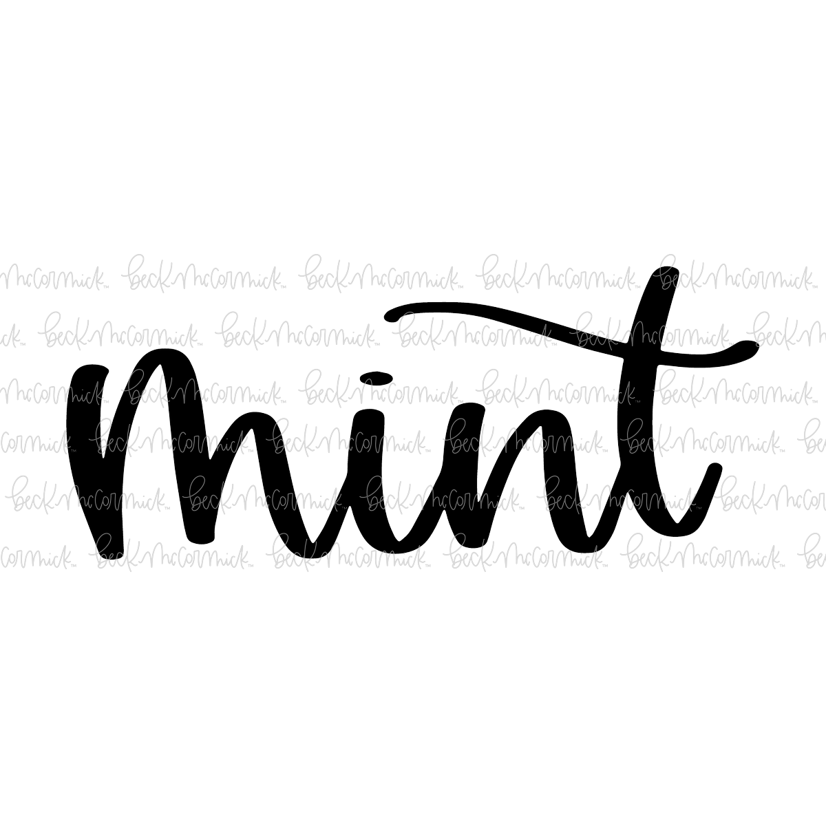 Mint - Spice SVGs, Kitchen SVGs, Label SVGs