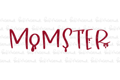 Momster With Blood - Halloween SVG File