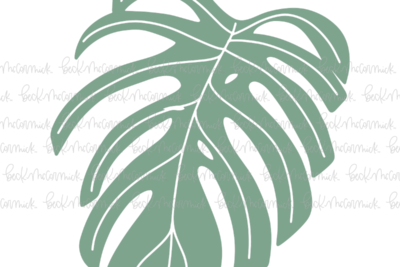 Monstera Leaf 3 - Plant and Gardening SVG File