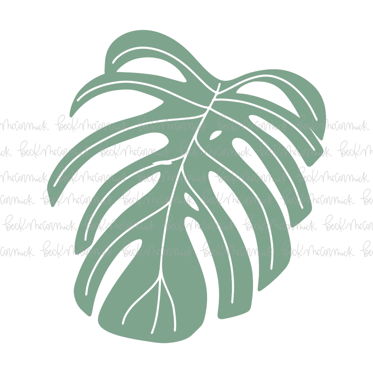 Monstera Leaf 3 - Plant and Gardening SVG File