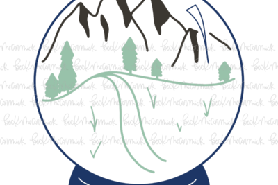 Mountains In A Crystal Ball - Camping SVG File