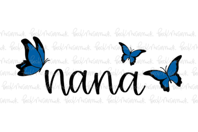 Nana Butterflies - Family SVG File