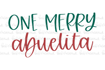 One Merry Abuelita - Christmas SVG File