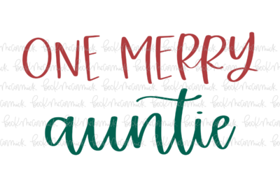 One Merry Auntie - Christmas SVG File