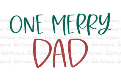 One Merry Dad - Christmas SVG File