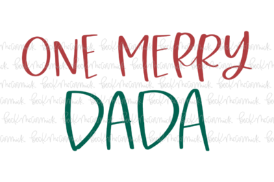 One Merry Dada - Christmas SVG File