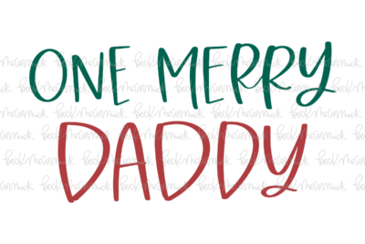 One Merry Daddy - Christmas SVG File