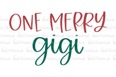 One Merry Gigi - Christmas SVG File