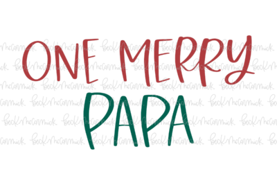One Merry Papa - Christmas SVG File