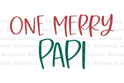 One Merry Papi - Christmas SVG File