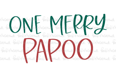 One Merry Papoo - Christmas SVG File