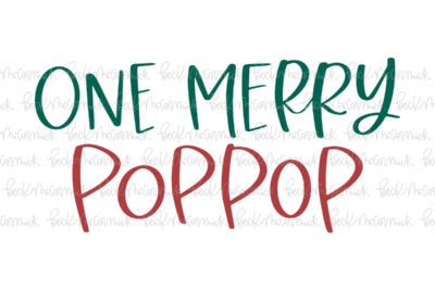 One Merry Poppop - Christmas SVG File