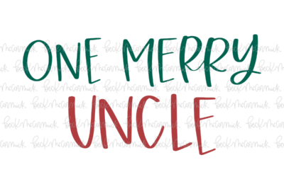 One Merry Uncle - Christmas SVG File
