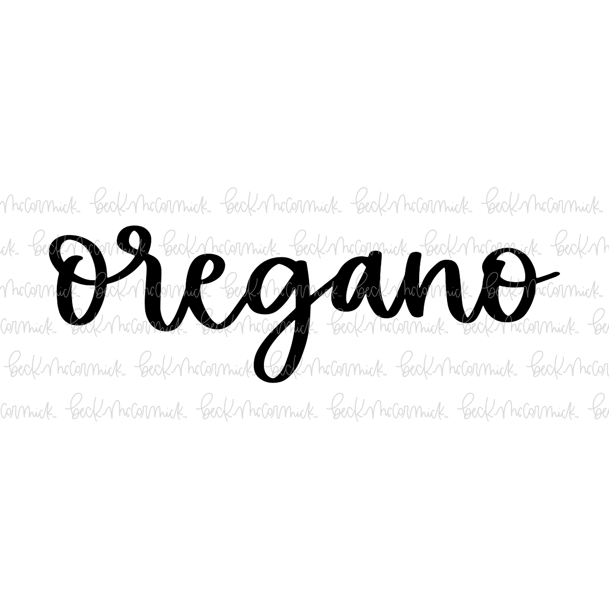Oregano - Spice SVGs, Kitchen SVGs, Label SVGs