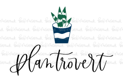 Plantrovert - Plant and Gardening SVG File