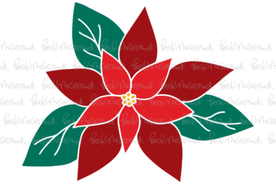 Poinsettia - Christmas SVG File