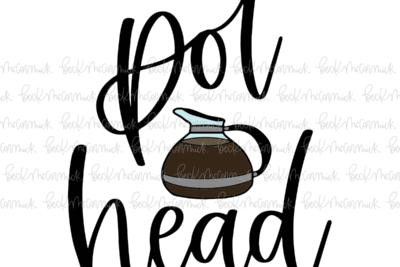 Pot Head - Coffee SVG File