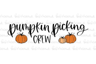 Pumpkin Picking Crew - Halloween SVG File