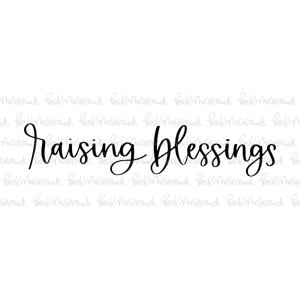 Raising Blessings - Christian SVG File