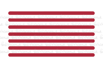Red Stripes For American Flag - Fourth of July SVG File