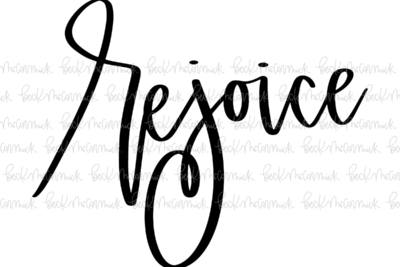 Rejoice 2 - Christian SVG File