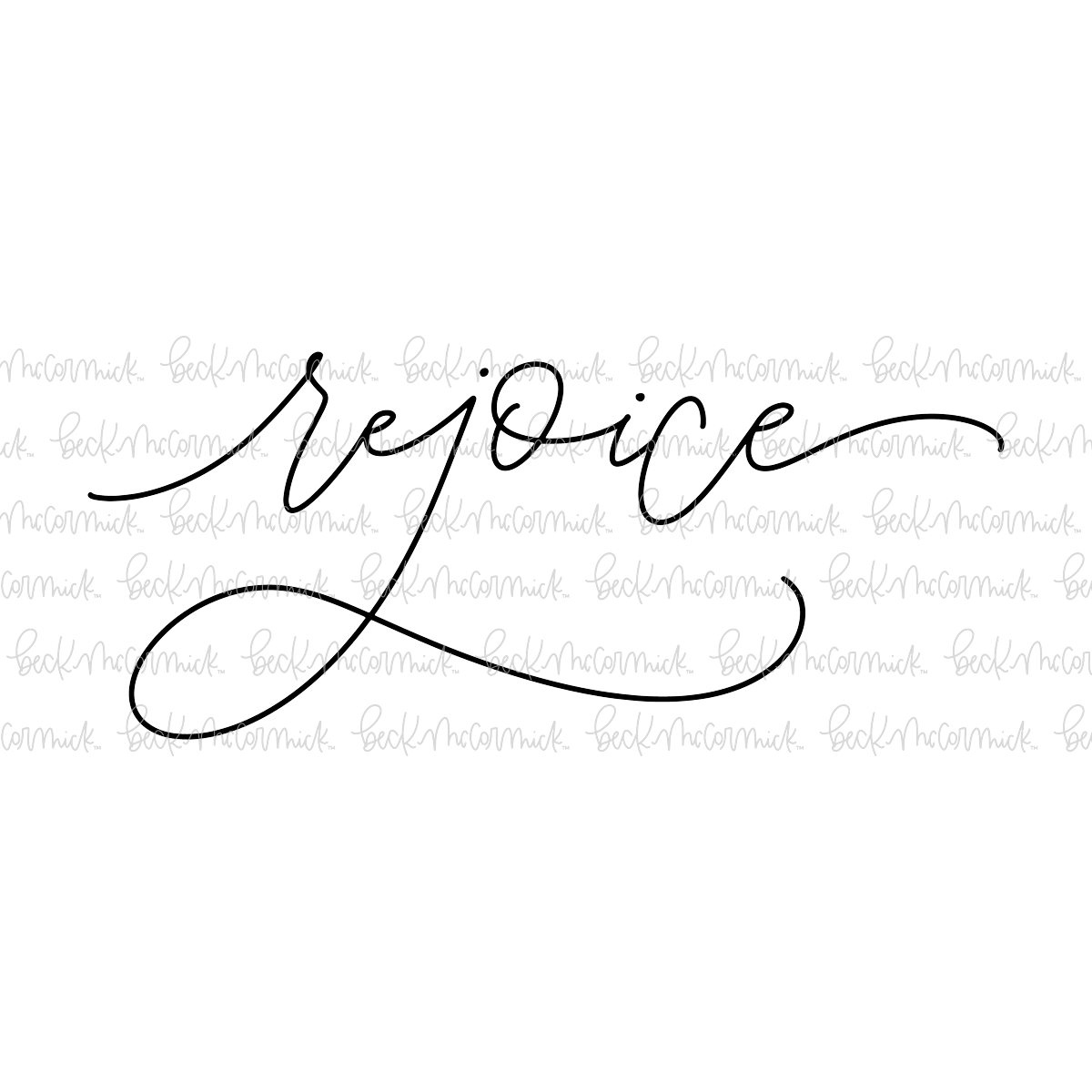 Rejoice - Christian SVG File