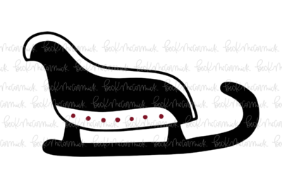 Santa's Sleigh - Christmas SVG File