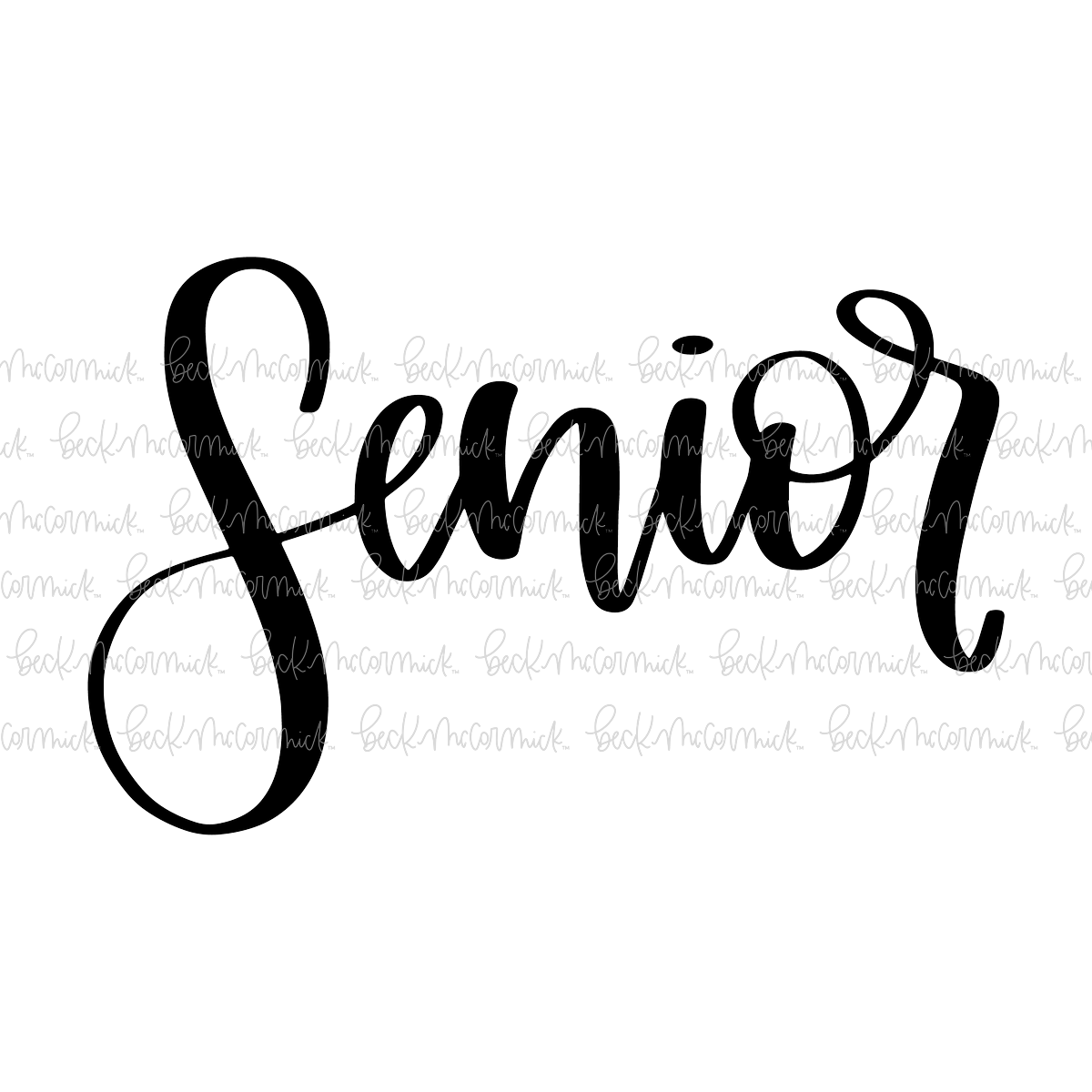 Senior - School SVG File