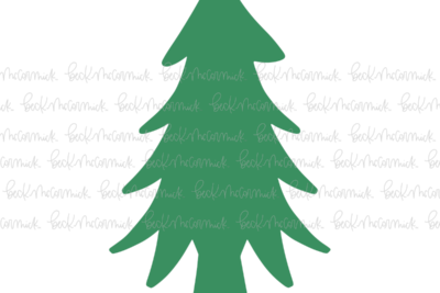 Simple Christmas Tree Drawing - Christmas SVG File