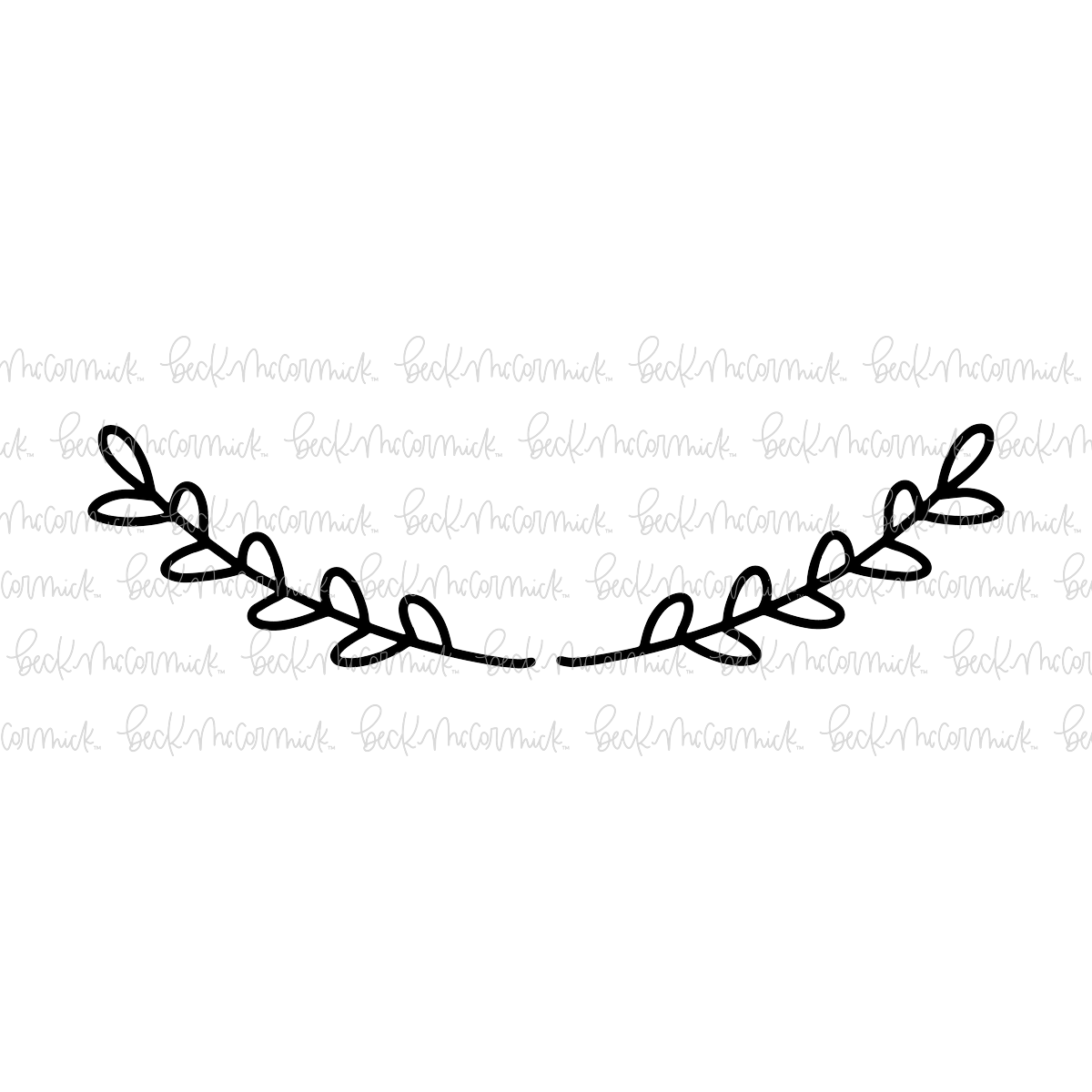 Simple Laurel - Botanical SVG