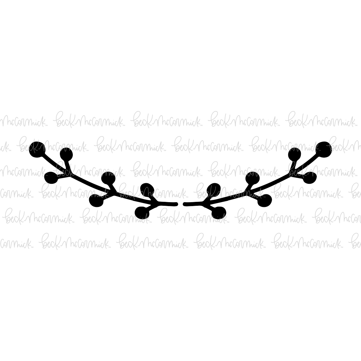 Simple Laurel2 - Botanical SVG