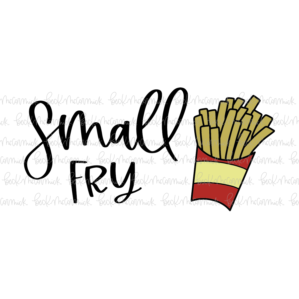 Small Fry - Food SVG File