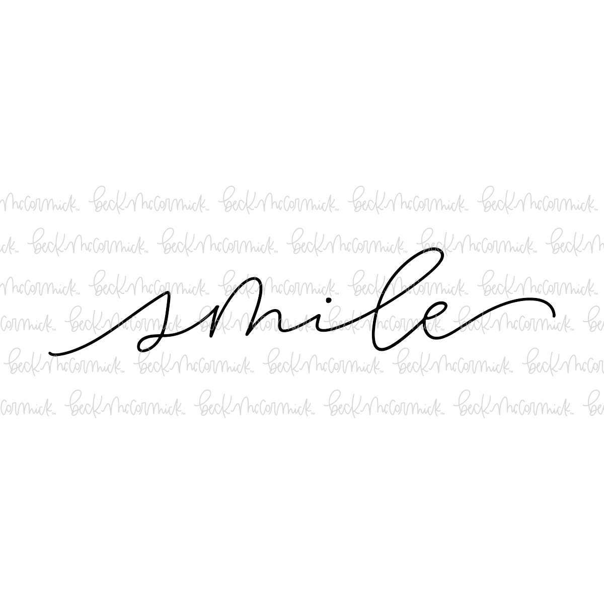 Smile 2 - Inspirational SVG File