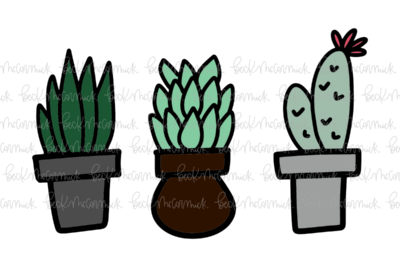Succulent Plants - Plant and Gardening SVG File