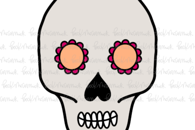 Sugar Skull Drawing - Halloween SVG File