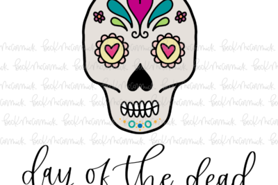 Sugar Skull With Day Of The Dead - Halloween SVG File