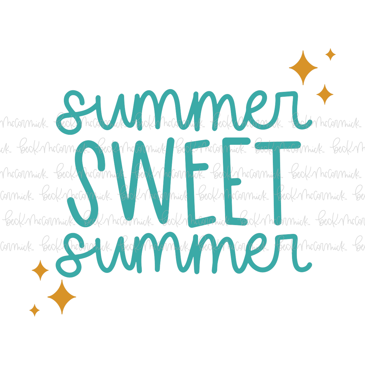 Summer Sweet Summer - Summer SVG File