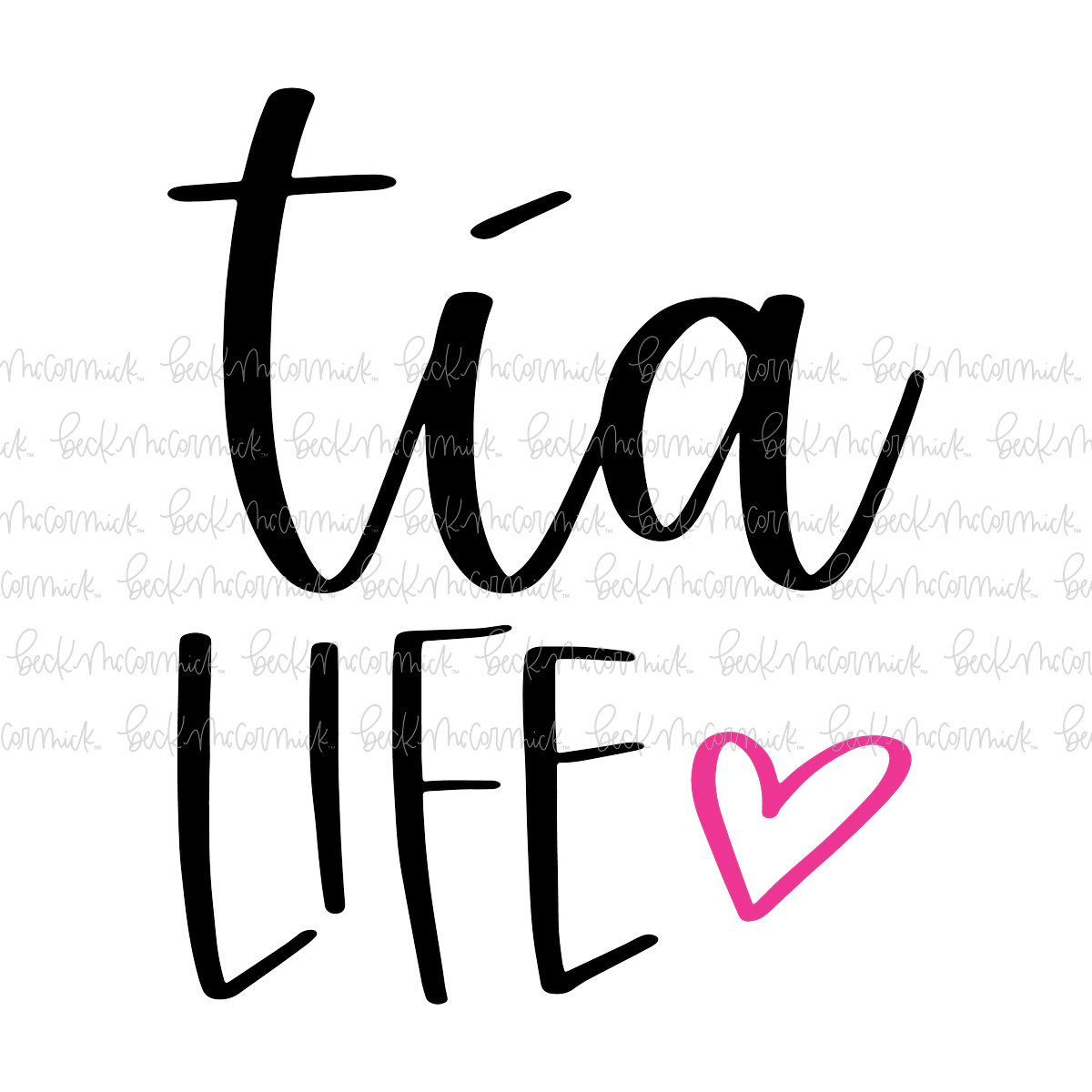 Tia Life - Family SVG File