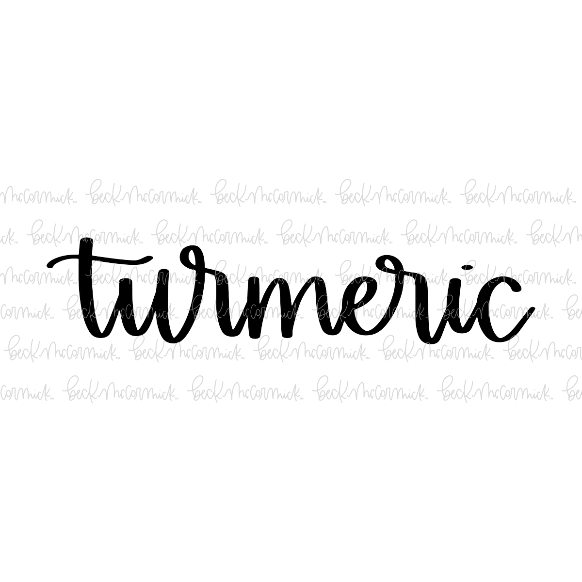 Turmeric - Spice SVGs, Kitchen SVGs, Label SVGs