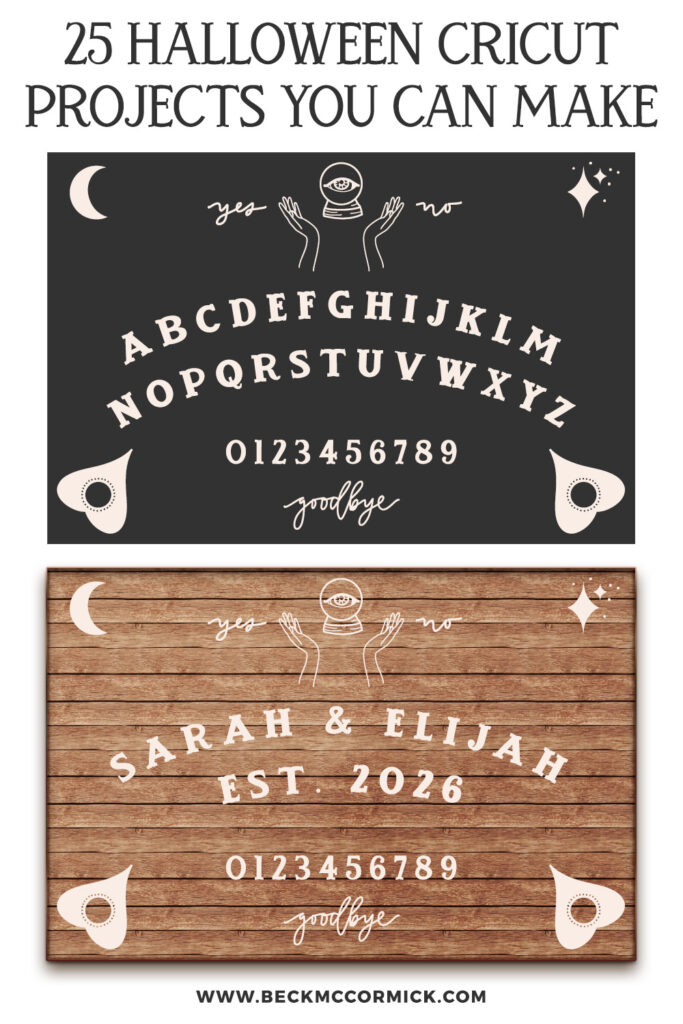example of cricut projects