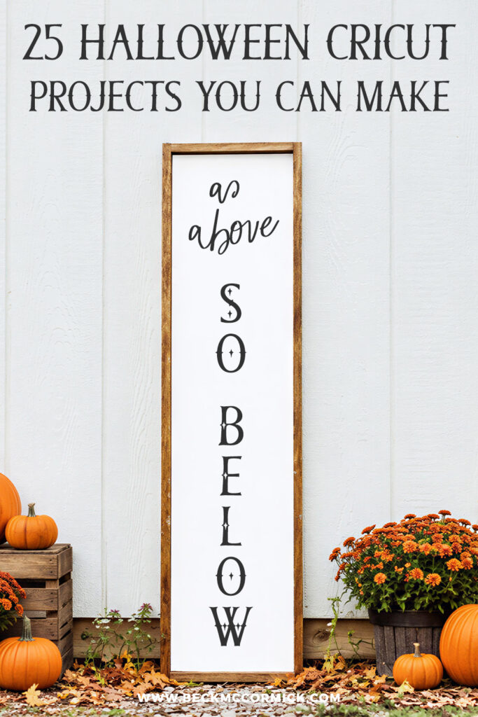 example of cricut projects